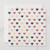 水彩画「私のカラー・バレンタインになって」 シーズンカード (裏面)