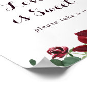 水彩画 秋のラブイズスウィート サイン (角)