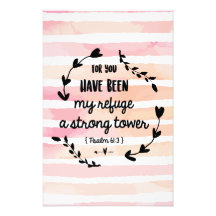 水彩画 聖書日記詩篇 引用 クリスチャン