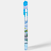 水彩画 自然の冬の雪景色 Case-Mate iPhoneケース (裏面 / 左)