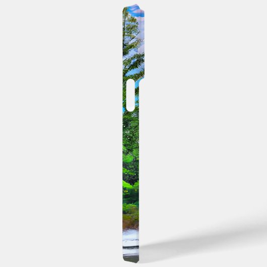 水彩画 自然の冬の雪景色 Case-Mate iPhoneケース (裏面 / 右)