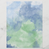 水彩画 花道 青空 チラシ (裏面)