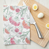 水彩画、 花 キッチンタオル (四つ折り)