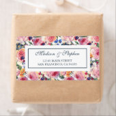 水彩画 |英語のバラ- 結婚s ラベル (インサイチュ)