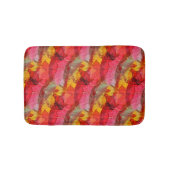 水彩画（赤） バスマット (正面)