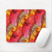 水彩画（赤） マウスパッド (マウス)