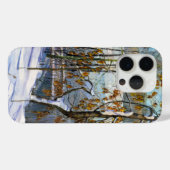 水彩画「雪の降るシーン」 Case-Mate iPhoneケース (裏面 (横))