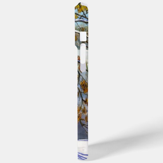 水彩画　雪の降る風景 Case-Mate iPhoneケース (裏面 / 左)