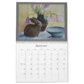 水彩画- 2010カレンダーの年 カレンダー (3月 2027)