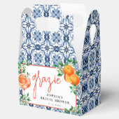 水彩画　That's Amore スプリッツ ポジターノ 青いタイル フェイバーボックス (オープン)