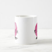 水彩画APPLEのモダン、先生 コーヒーマグカップ (中央)