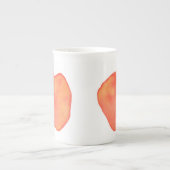 水彩画Apple ボーンチャイナマグカップ (正面)