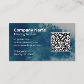 水彩画QRコード 名刺 (正面)