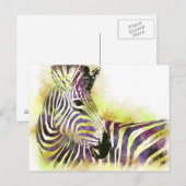 水彩画Zeba ポストカード (正面/裏面)