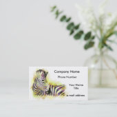 水彩画Zeba 名刺 (スタンド正面)