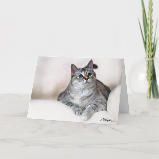 水彩画Zilla カード (正面)