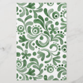 水彩留モノグラムの具 便箋 (裏面)