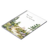 水彩登山道スパイラルノート ノートブック (左側)