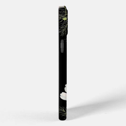 水彩白コスモス花ボタニカル絵を描ズ Case-Mate iPhoneケース (裏面 / 右)