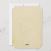 水彩白フローラリースハッピーイースターフラット シーズンカード (裏面)