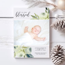 水彩白フローラ写真誕生のお知らせ