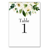 水彩白フローラ結婚ズ テーブルナンバー (裏面)