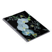 水彩白ラン模様 ノートブック (右側)