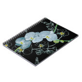 水彩白ラン模様 ノートブック (左側)