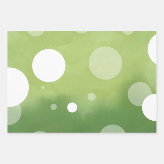 水彩白斑付き1包み紙シート ラッピングペーパーシート (正面3)