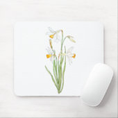 水彩白水仙3点 マウスパッド (マウス)