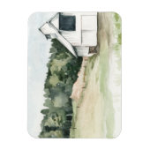 水彩白納屋 マグネット (縦)