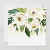 水彩白花サンキューカード サンキューカード (裏面)