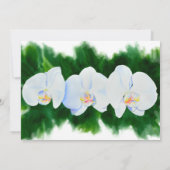 水彩白蘭絵画のブライダルシャワー 招待状 (裏面)