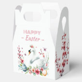 水彩白鳥のイースターエッグ&さくらんぼの花 –  フェイバーボックス (オープン)
