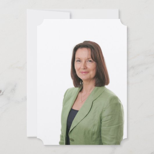 水彩盆栽リタイアメントPHOTO占領 招待状 (裏面)