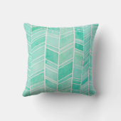 水彩矢ヘリンボーンパターン角枕 クッション (裏面)