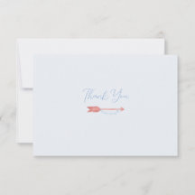 水彩矢印ソロリティのノートカード