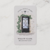 水彩石黒鉄ドアエステート実在エステント 名刺 (正面)