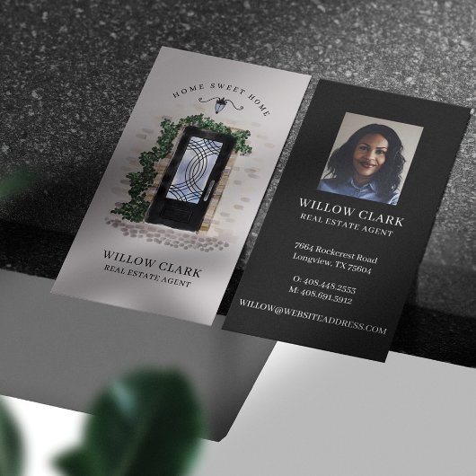 水彩石黒鉄ドアエステート実在エステント 名刺