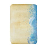 水彩砂および水ビーチバスマット バスマット (正面縦)