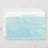 水彩砂ドル 招待状 (裏面)