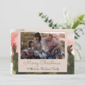 水彩砂漠のホリデーカード シーズンカード (スタンド正面)