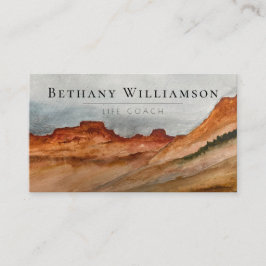 水彩砂漠の名刺 名刺