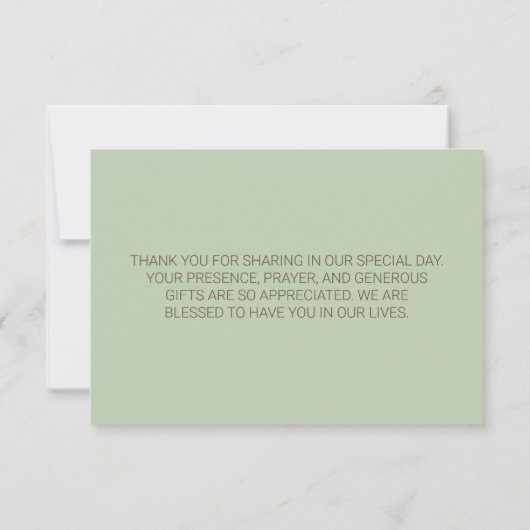 水彩砂漠の赤い多肉植物感謝カード サンキューカード (裏面)