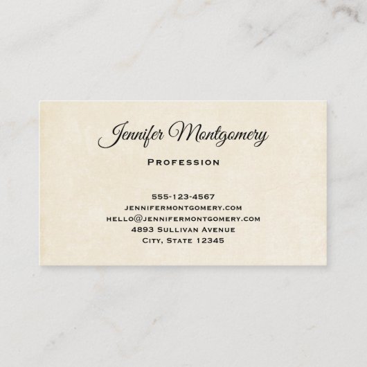 水彩砂漠サボテンと山 名刺 (裏面)