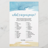 水彩砂&海「財布の中に何があるか」ゲーム (裏面)