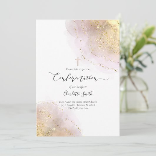 水彩確認 招待状 (スタンド正面)