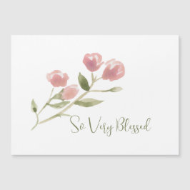 水彩磁気賛美カード