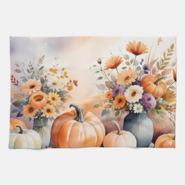 水彩祝秋 キッチンタオル
