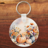 水彩祝秋 キーホルダー (正面)